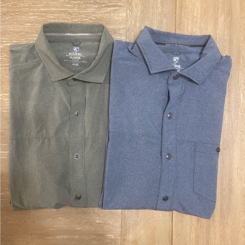 Kuhl Renegade Button Front SS Shirt x2 Mens XL